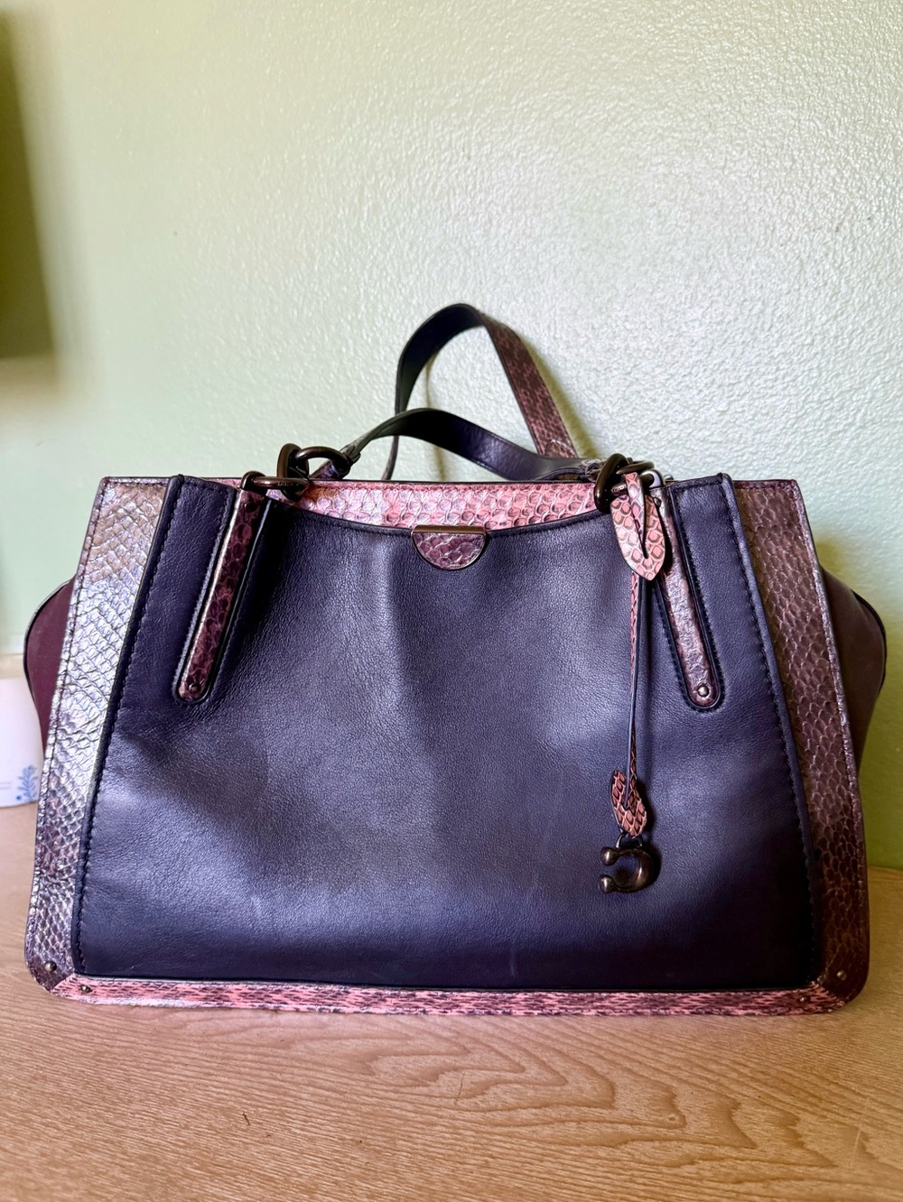 Rare Coach Dreamer snakeskin